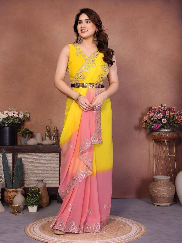 GC embroidery Wholesale sarees in Surat
